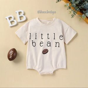 Unisex Baby Boutique Little Bean Coffee Lover Graphic Bodysuit